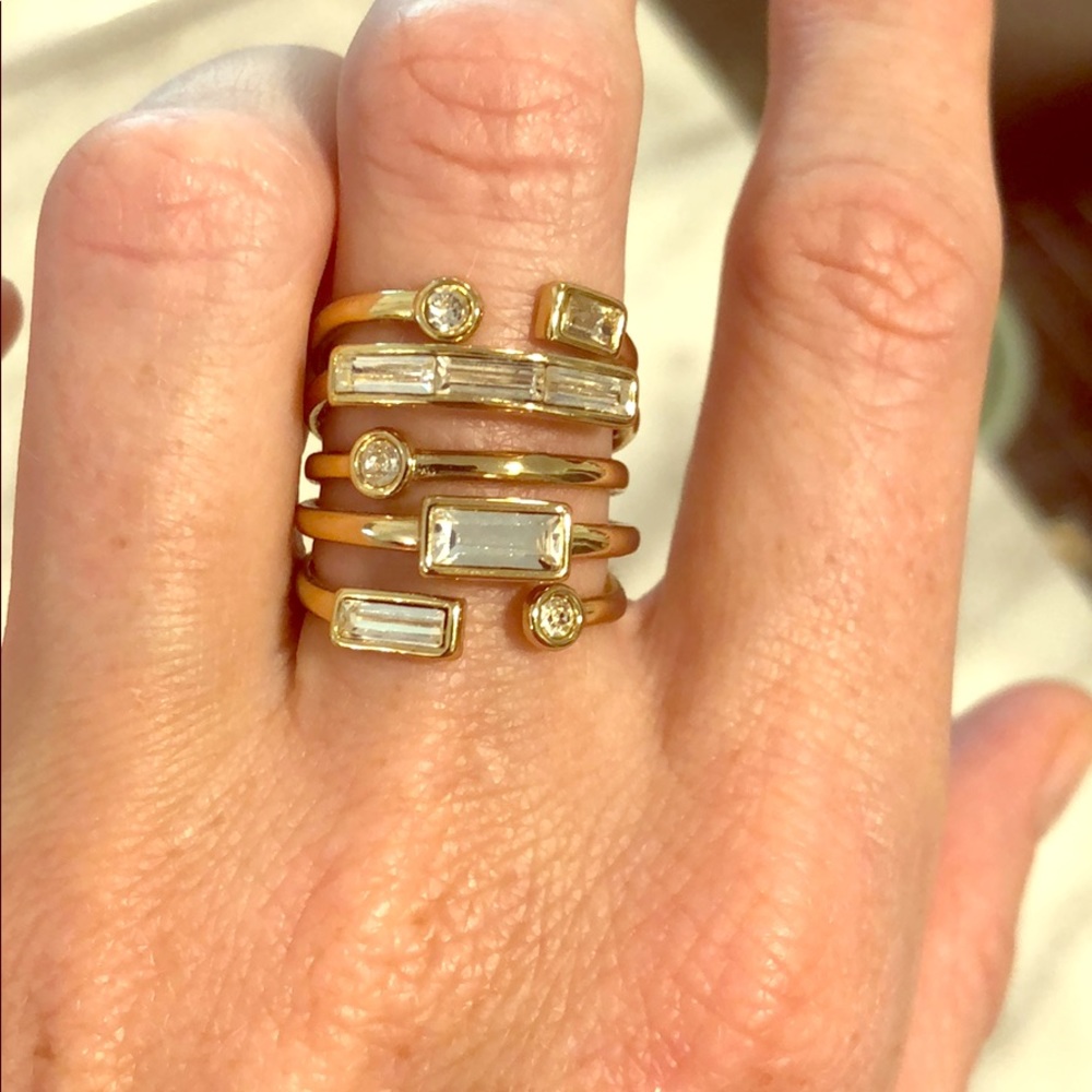 Alexis Bittar Diamond gold ring